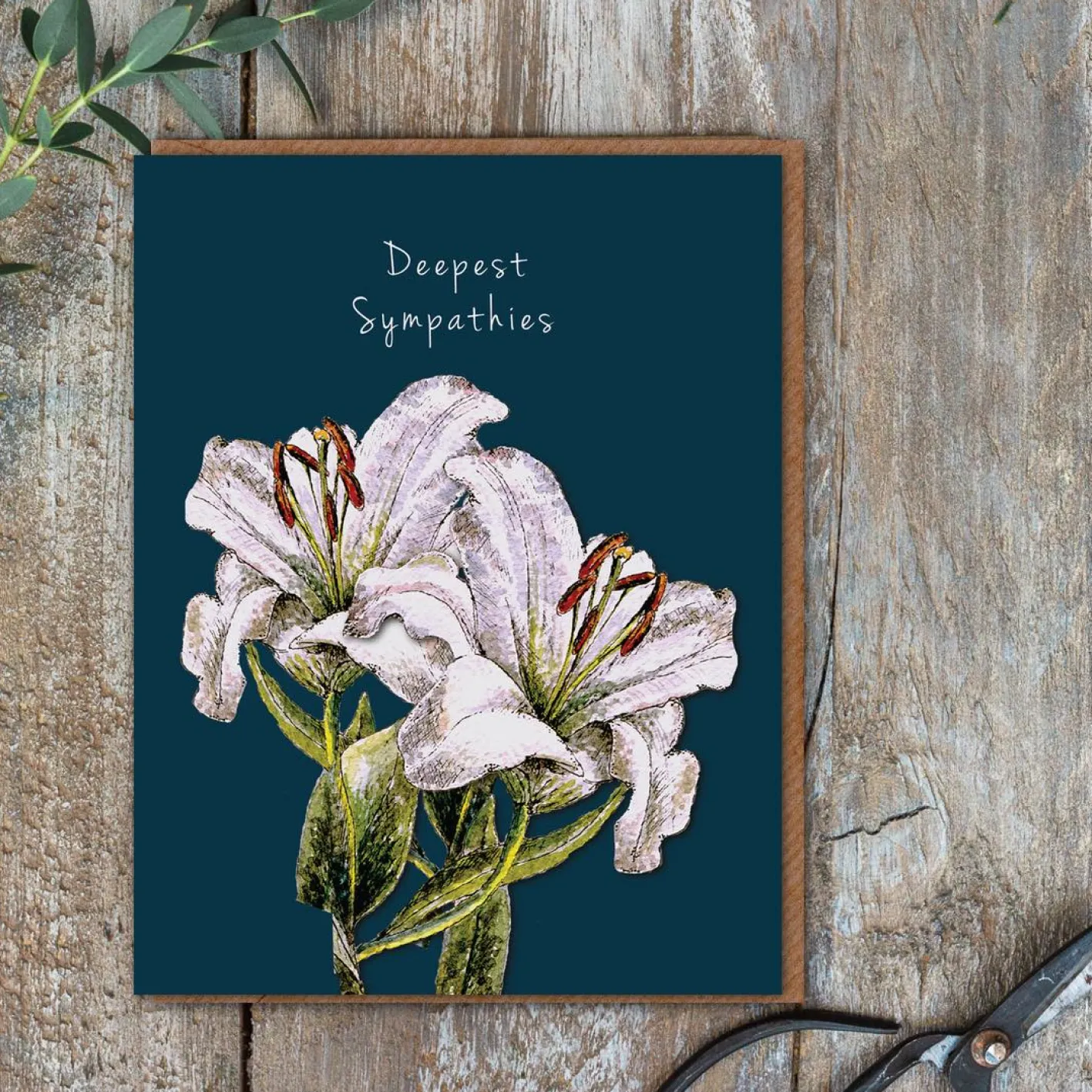 Toasted Crumpet Deepest Sympathies Card