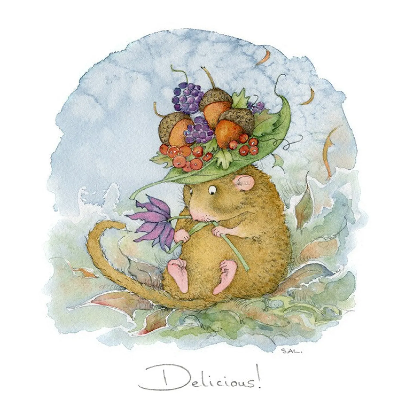 Moongazer Cards Delicious! Greeting Card