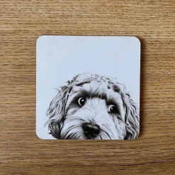 Katherine Sheard Designs Dino Dog Coaster