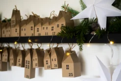 Seasonal DIY Advent Calendar Houses Kit