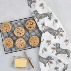 Thornback & Peel Dog & Daisy Tea Towel