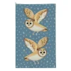 Tins Dog & Dome Owl Tea Towel