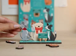 Dapple & Dot Dogs Christmas Pop Out Card