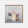 Lottie Murphy Dogs in Hats Christmas Card