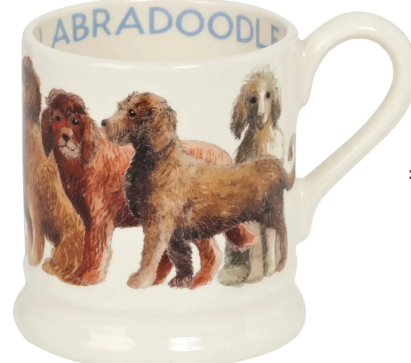 Emma Bridgewater Dogs Labradoodle 1/2 Pint Mug