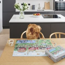 Sweet William Dog Walkers of London Jigsaw Puzzle