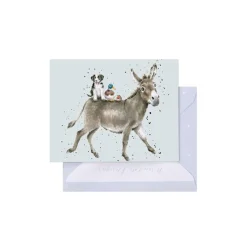 Wrendale Designs 'Donkey Ride' Gift Enclosure Card