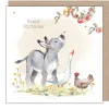 Paper Shed Design Donkey With Apples "Happy Birthday" Greetings Card