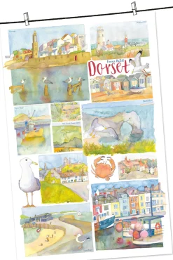 Emma Ball Dorset by Tea Towel
