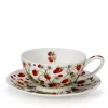 Dunoon Dovedale Strawberry Teacup & Saucer