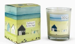 Heaven Scent Driftwood & Sea Sage Votive Candle - Beach Huts