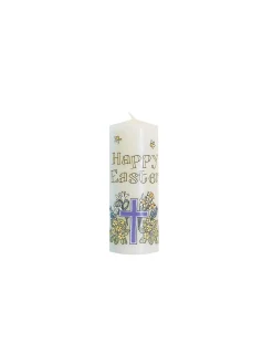 Alison Gardiner Easter Cross Mini Pillar Candle