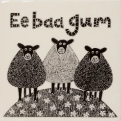 Moorland Pottery Ee Baa Gum Coaster by