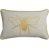 Sophie Allport Embroidered Bees Linen Blend Pillow