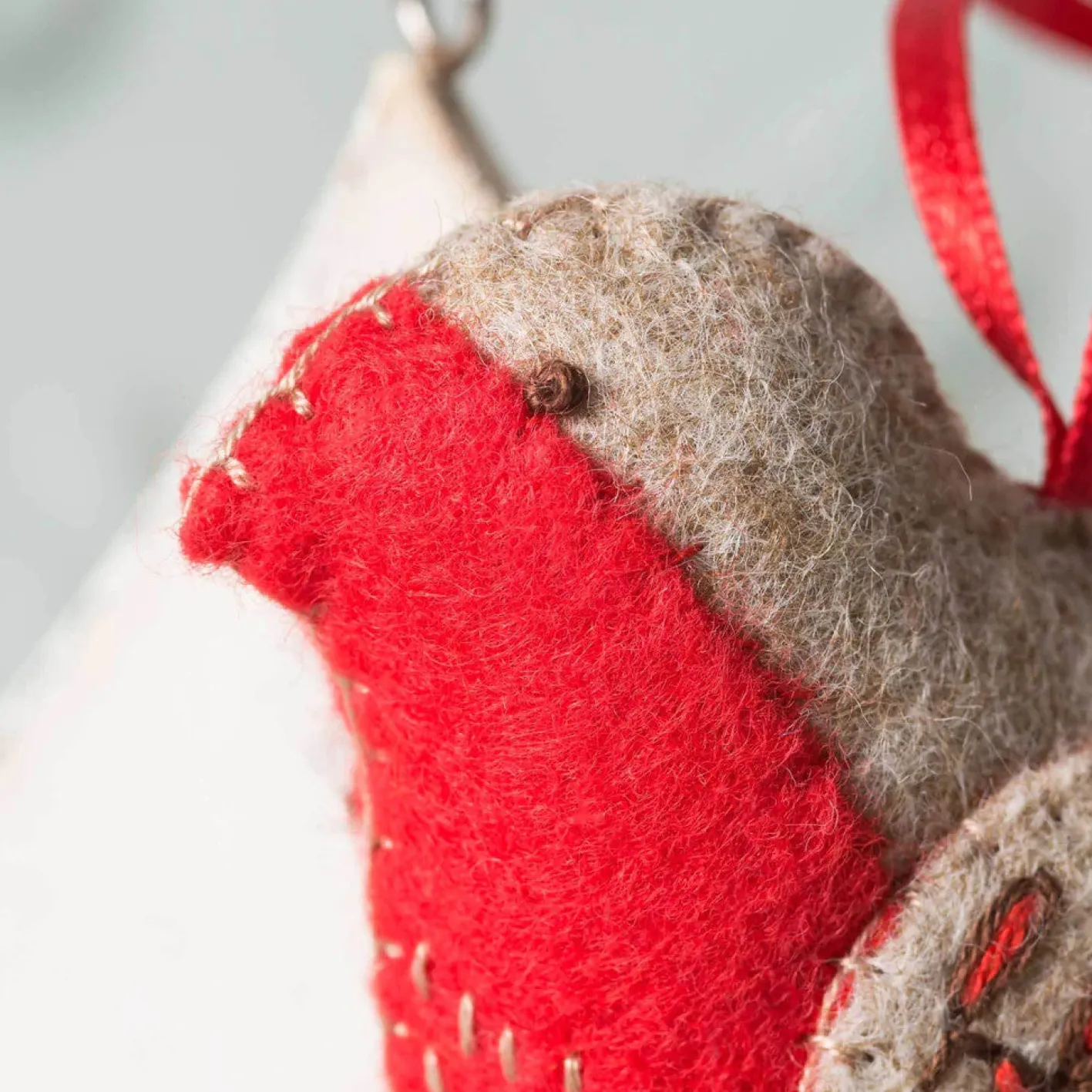 Corinne Lapierre Embroidered Robin Wool Mix Felt Craft Kit