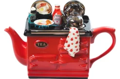 Ceramic Inspirations English Breakfast Large Aga Teapot - Red