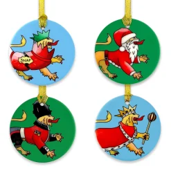 Yeti English Lion Tree Decorations