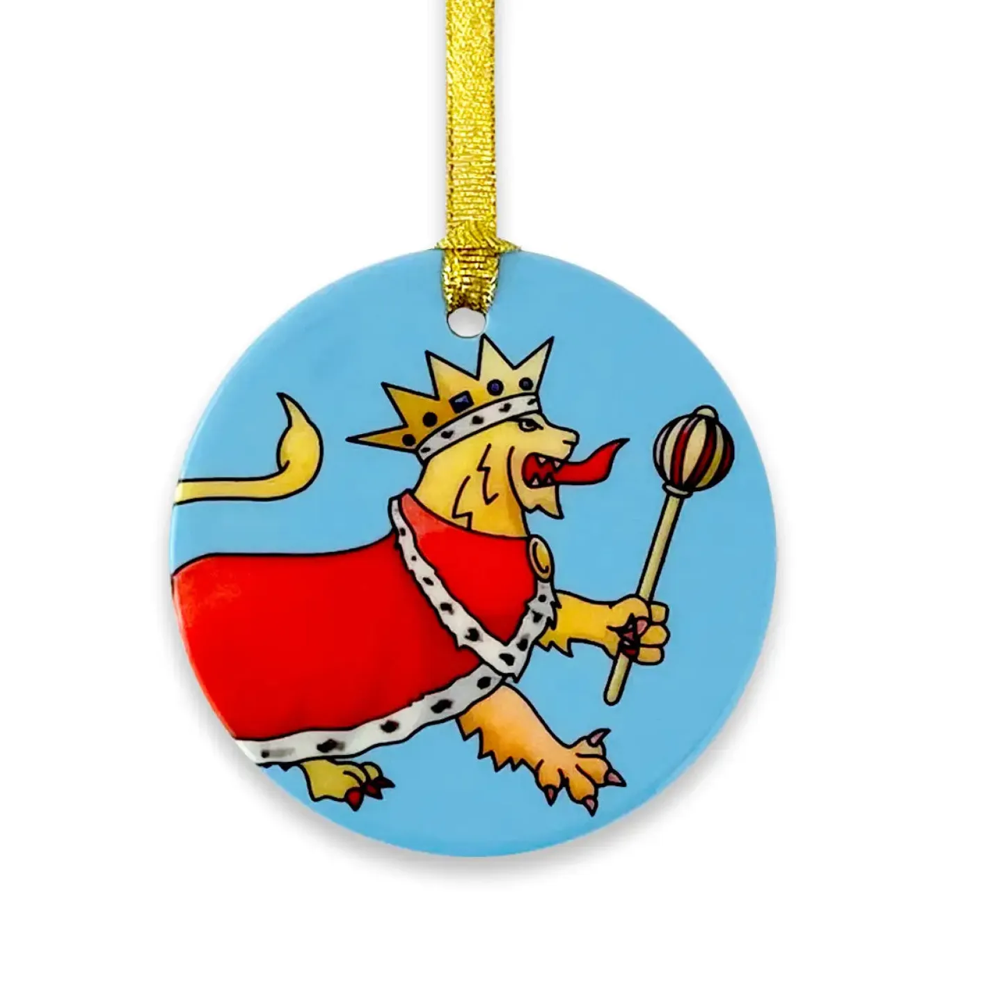 Yeti English Lion Tree Decorations