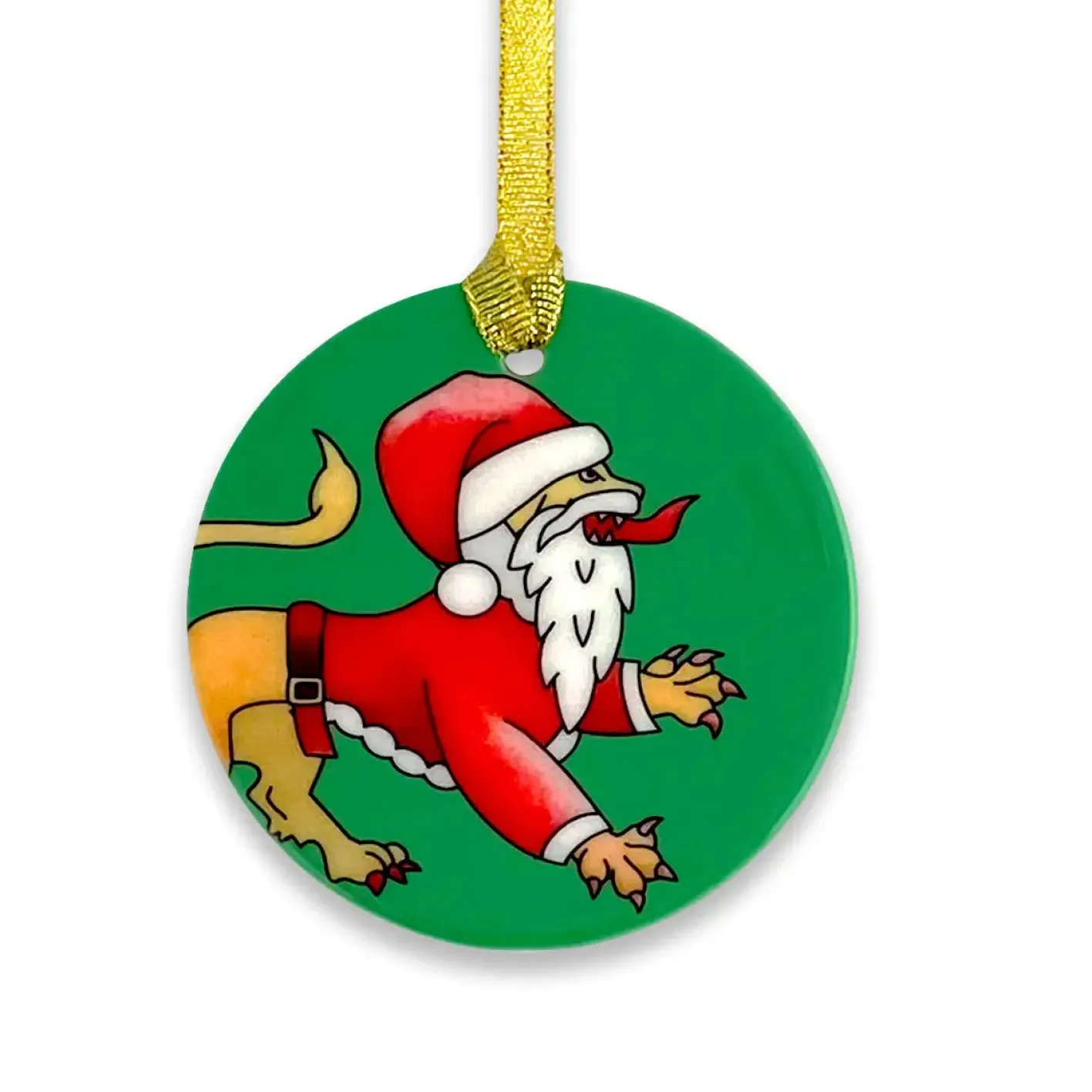 Yeti English Lion Tree Decorations