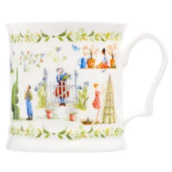 Jane Abbott Designs English Tankard Mug - Flower Garden