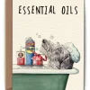 Bewilderbeest Essential Oils Greetings Card