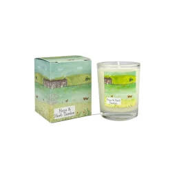 Heaven Scent Farmhouse- Hops & Herb Garden Glass Candle