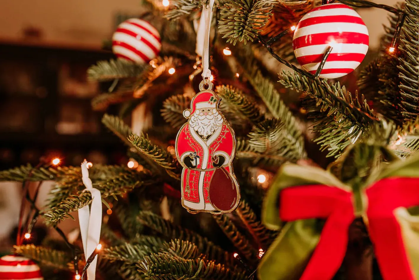 Nancy & Betty Father Christmas Tree Decoration