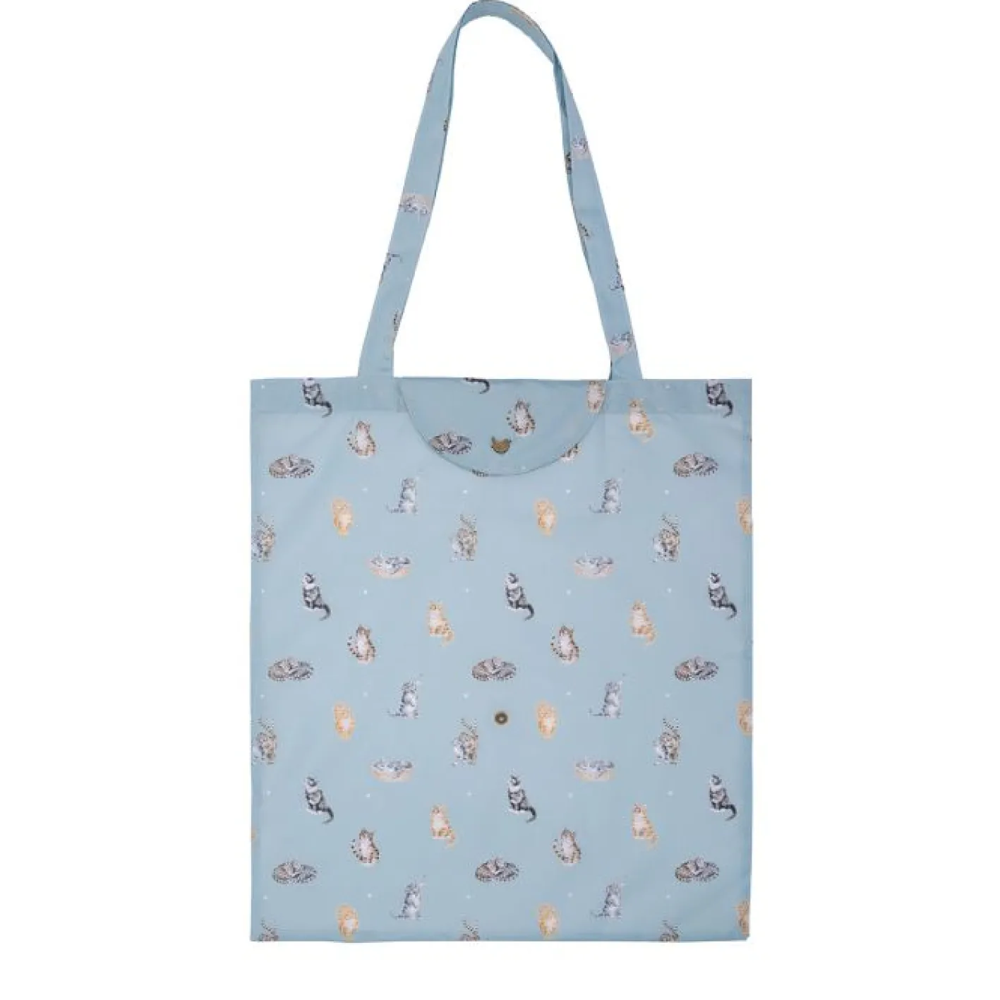 Wrendale Designs 'Feline Friends' Foldable Lightweight Shopping Bag