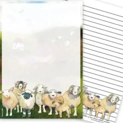 Emma Ball Felted Sheep A5 Writing Pad