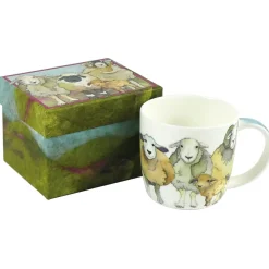 Emma Ball Felted Sheep Bone China Mug (Boxed)