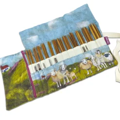 Emma Ball Felted Sheep Crochet and Interchangeable Needle Wrap