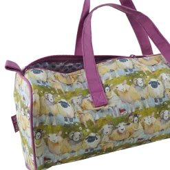 Emma Ball Felted Sheep Long Handled Barrel Bag