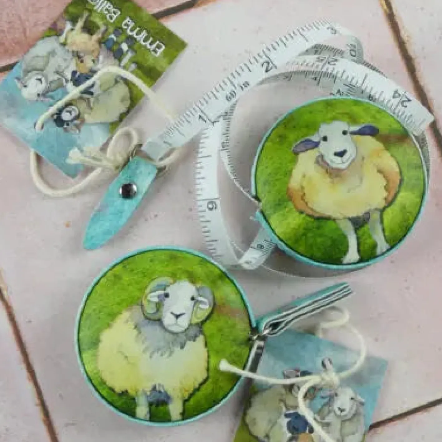 Emma Ball Felted Sheep Tape Measure