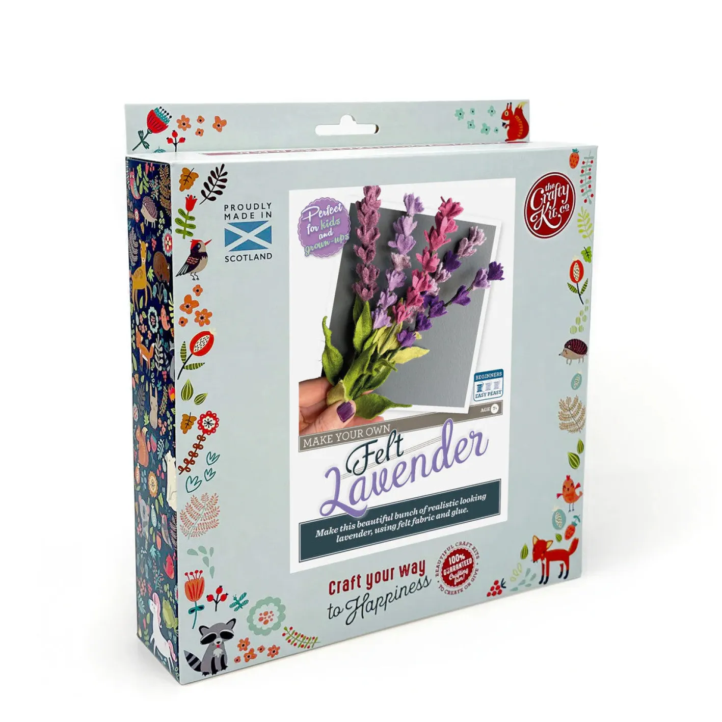 The Crafty Kit Co. Felt Lavender Craft Kit