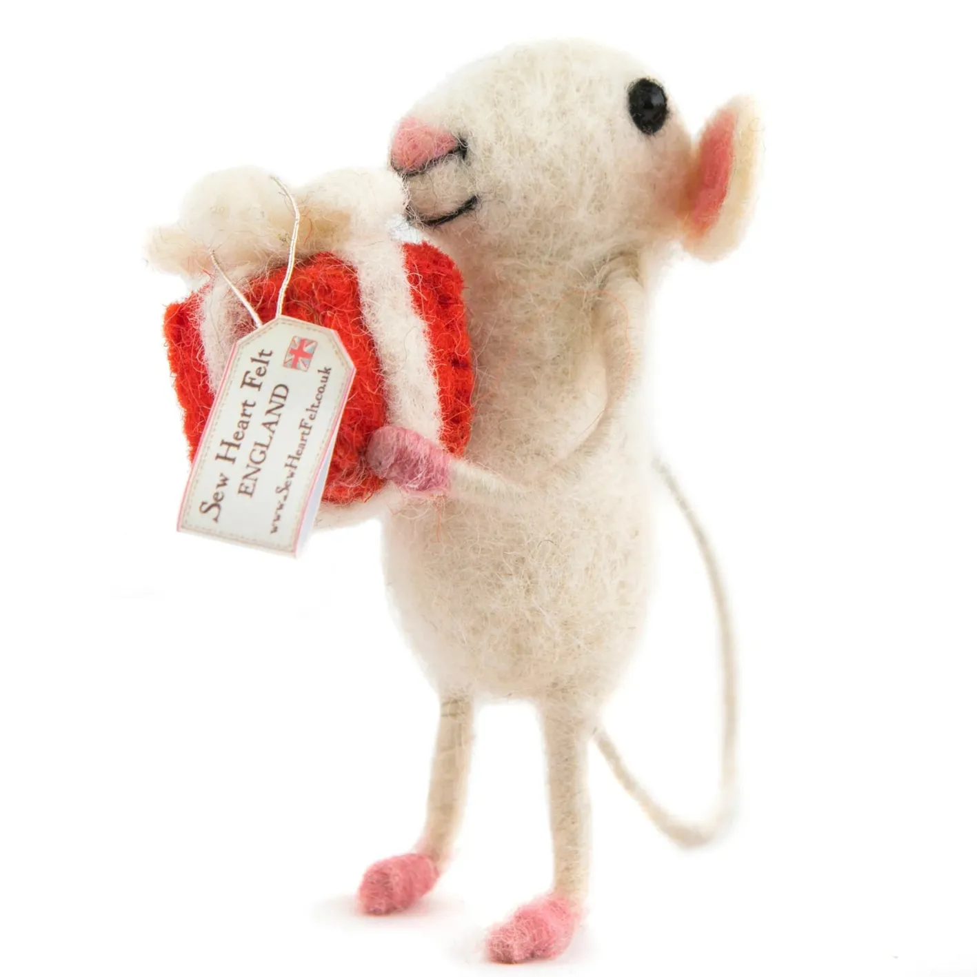 Sew Heart Felt Felt Mouse with Present