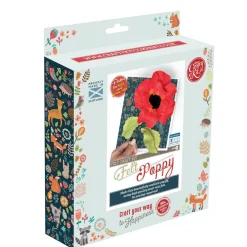 The Crafty Kit Co. Felt Poppy Craft Kit