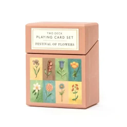 Roomytown Festival of Flowers Playing Cards - Set of 2 Decks