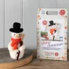 The Crafty Kit Co. Festive Snowman Needle Felting Kit