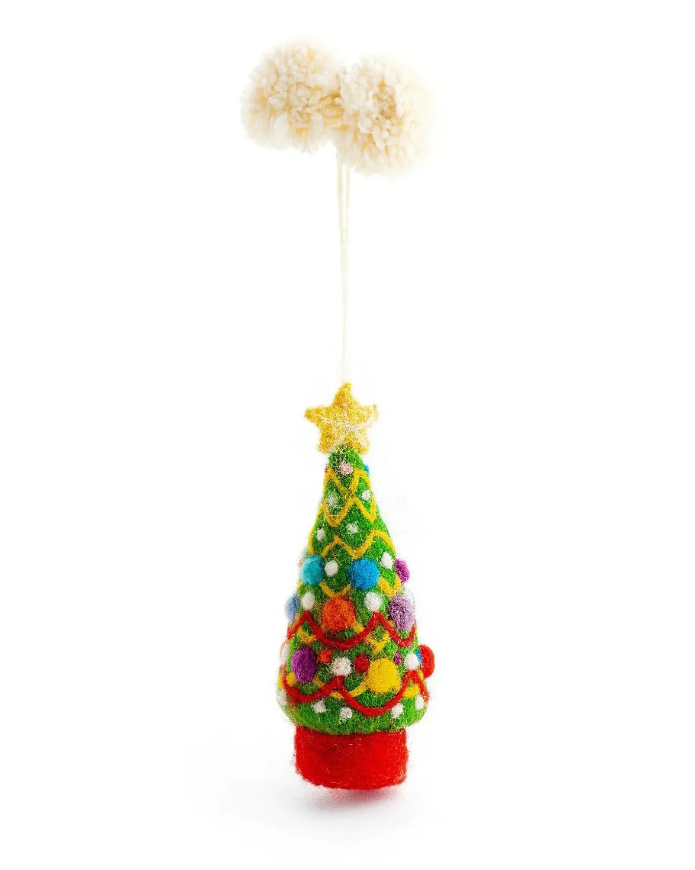 Sew Heart Felt Festooned Christmas Tree Felt Decoration