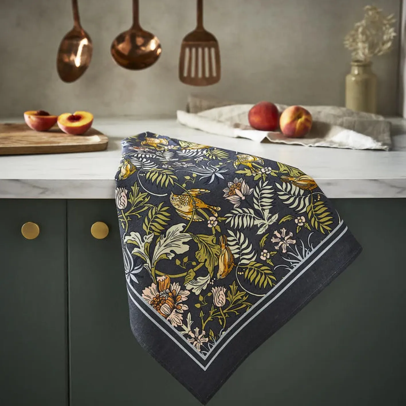 Ulster Weavers Finch & Flower Cotton Tea Towel