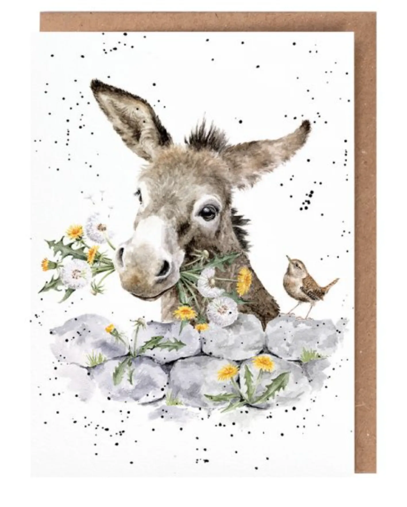 Wrendale Designs 'Fine and Dandy' Donkey Greetings Card