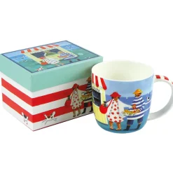 Emma Ball Fish & Chips Bone China Mug (Boxed)