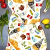 Corinne Alexander Fish & Chip Tea Towel by