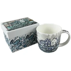 Emma Ball Fishing Village China Mug (Boxed)
