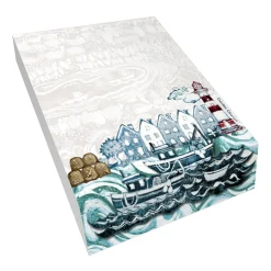 Emma Ball Fishing Village Lighthouse Slant Pad