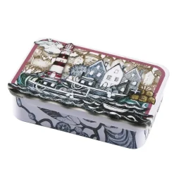 Emma Ball Fishing Village Mini Slider Tin