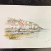 Sean Webb Art Fishing Village, North Yorkshire Print