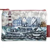 Emma Ball Fishing Village Small Zipped Purse