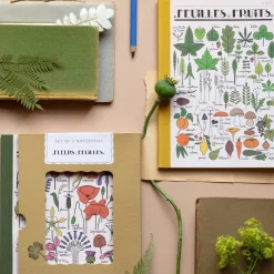 Roomytown Fleur et Feuilles Set of 2 Notebooks