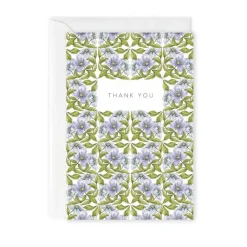 Catherine Lewis Flora Nouveau - Thank You - card